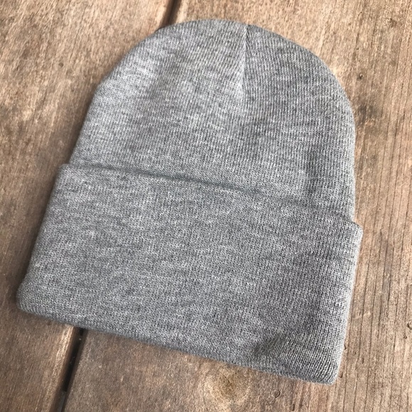 SUCKS TO SUCK Hat Watch Cap Boggan Toboggan Gray - Picture 2 of 4